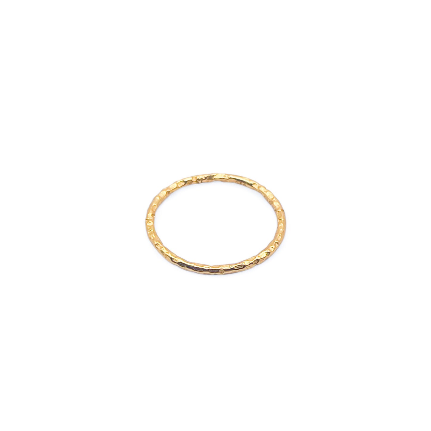 BELL HAMMERED STACKING RING